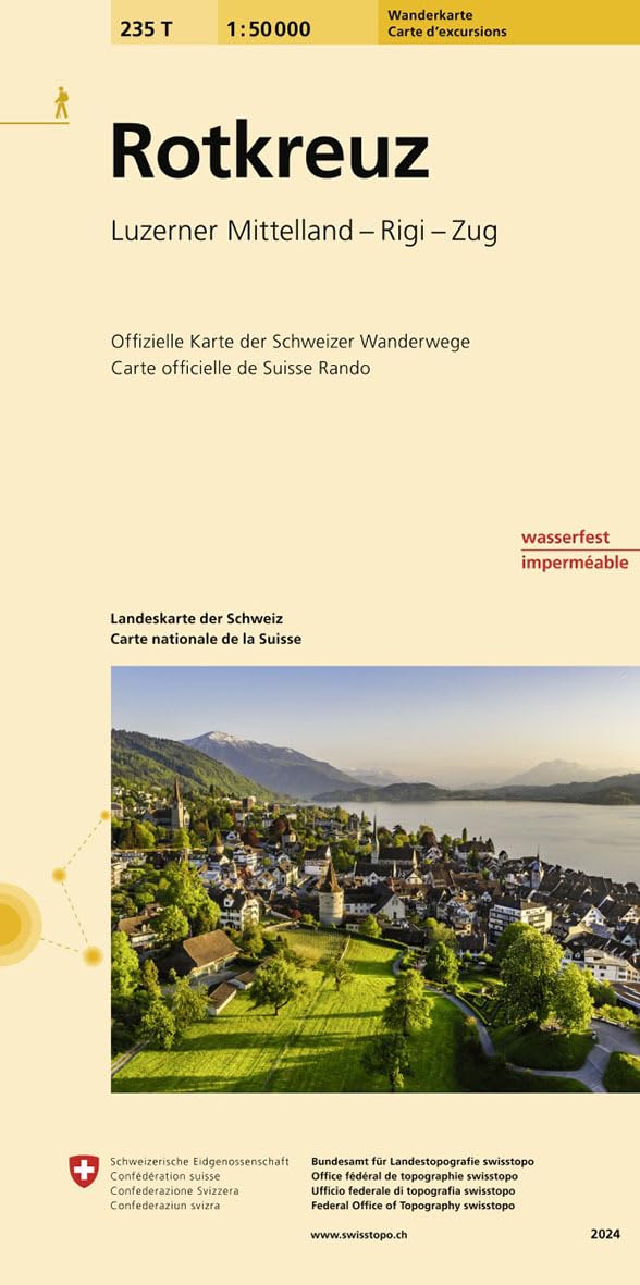 235T Rotkreuz Wanderkarte book