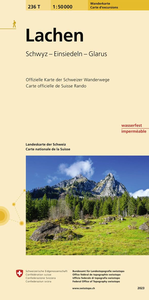 236T Lachen Wanderkarte: Schwyz - Einsiedeln - Glarus (Wanderkarten 1:50 000) Leisure, Home & Garden