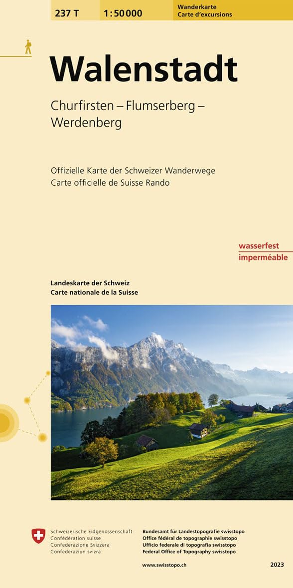 237T Walenstadt Wanderkarte: Churfirsten - Flumserberge - Werdenberg (Wanderkarten 1:50 000) Leisure, Home & Garden