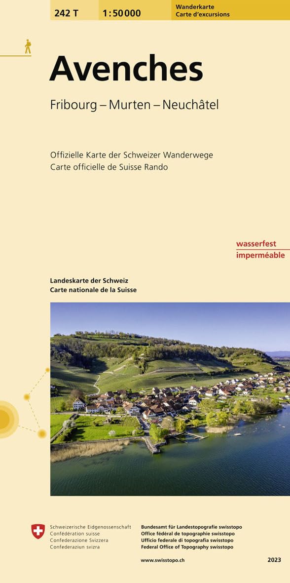 242T Avenches Wanderkarte Leisure, Home & Garden