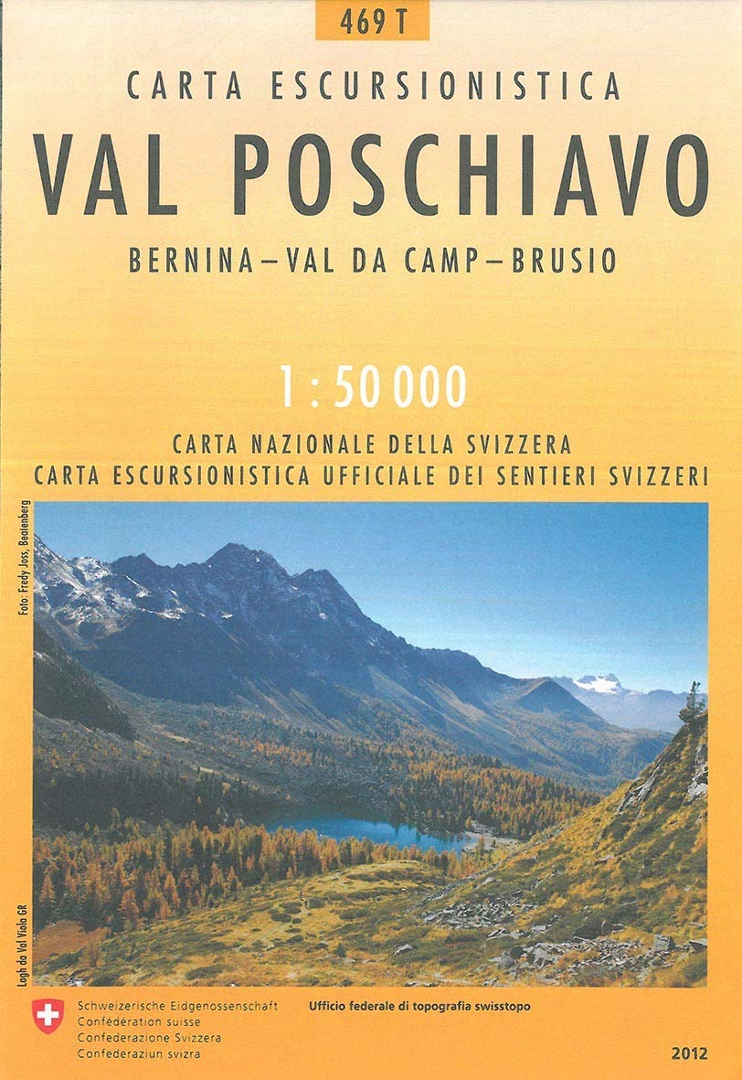 Swisstopo 1 : 50 000 Val Poschiavo Professional & Reference Books