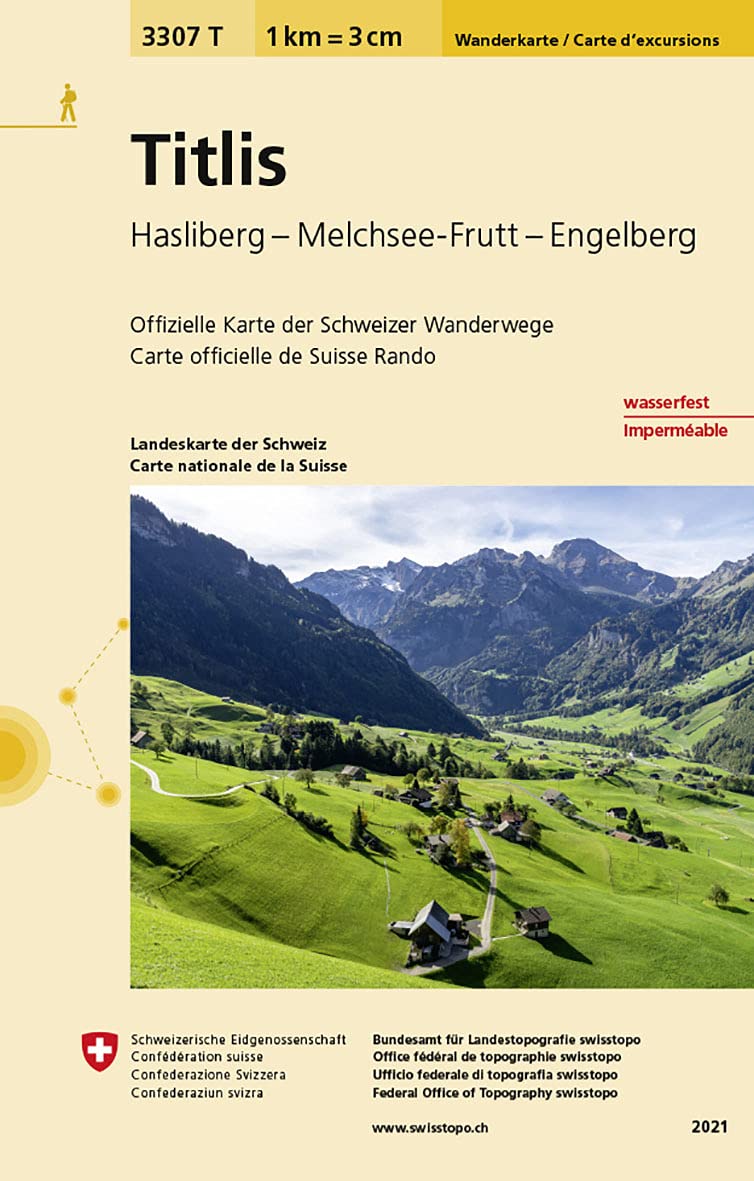 3307T Titlis Wanderkarte: Hasliberg - Melchsee-Frutt - Engelberg (Wanderkarten 1:33 333) Leisure, Home & Garden