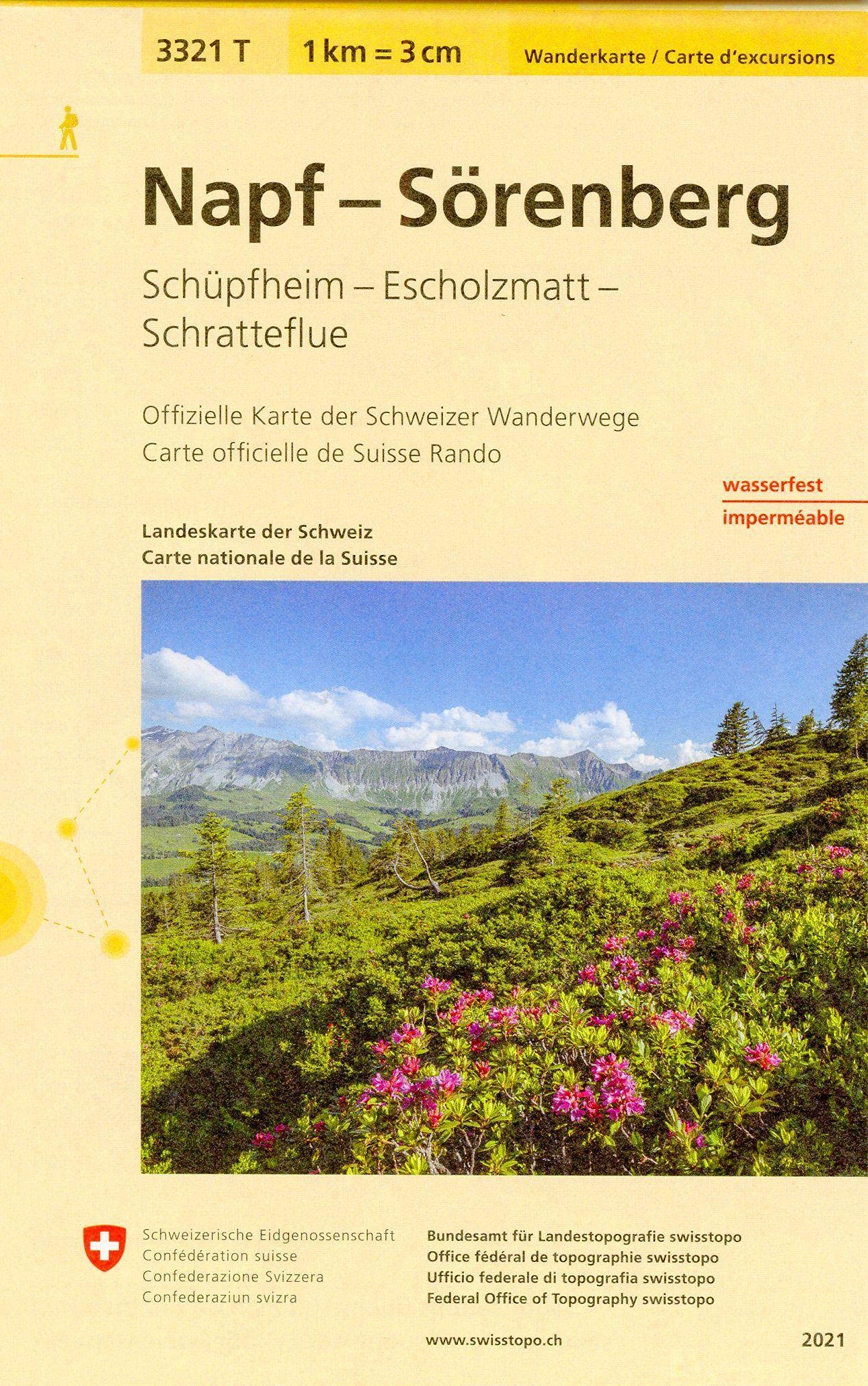 3321T Napf - Sörenberg Wanderkarte Leisure, Home & Garden