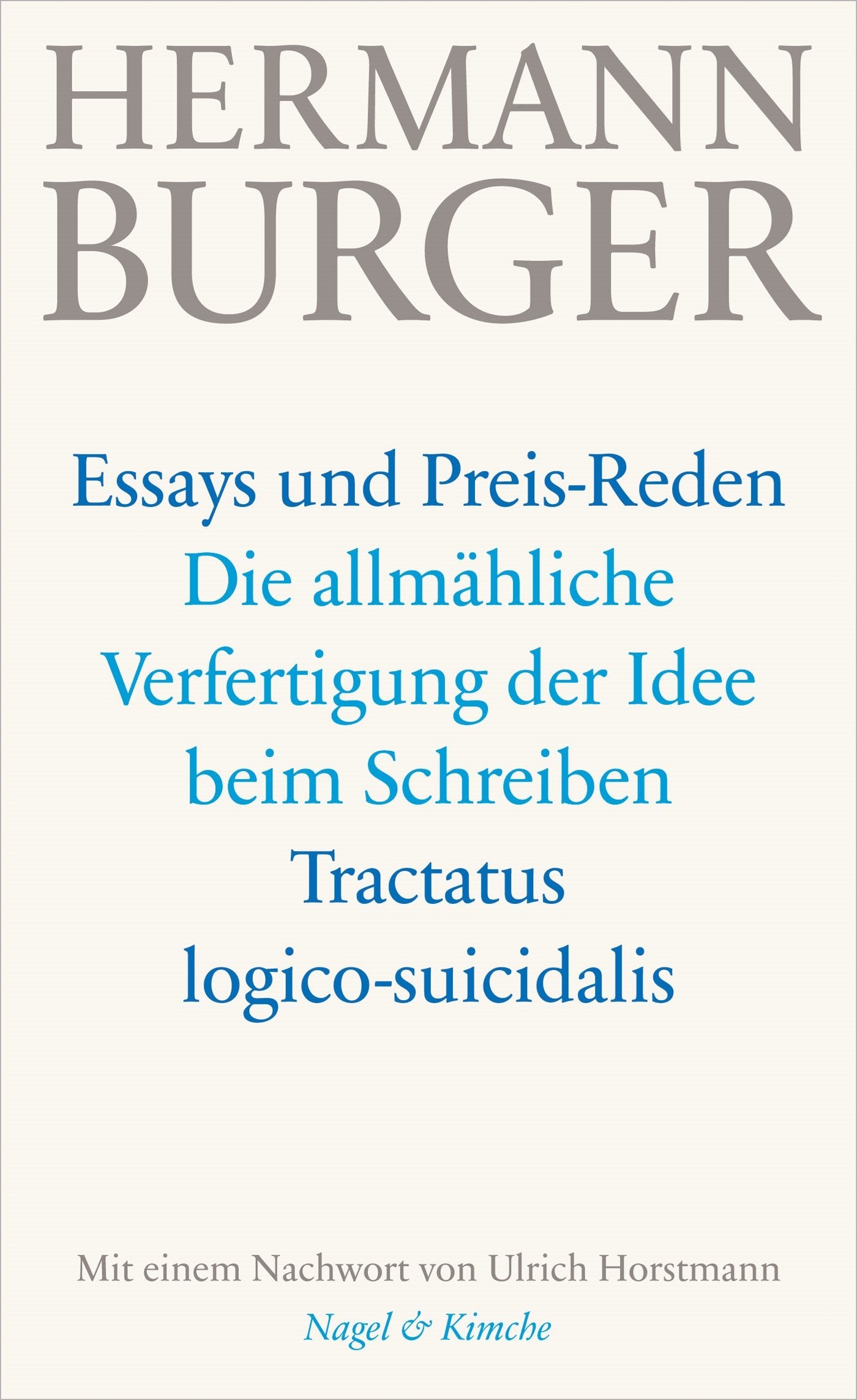 Die allmähliche Verfertigung der Idee beim Schreiben. Tractatus logico-suicidalis Philosophy