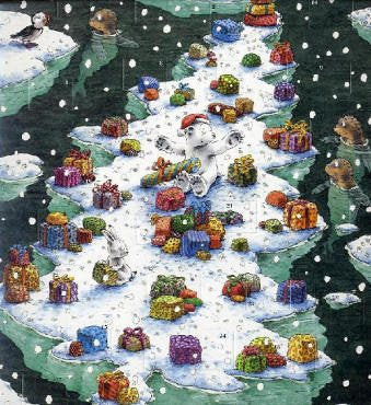 Adventskalender - Weihnacht am Nordpol: Mit Glitter Calendars