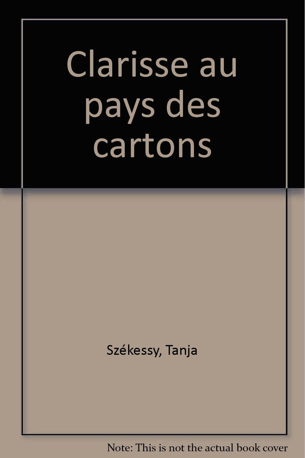 Clarisse au pays des cartons book