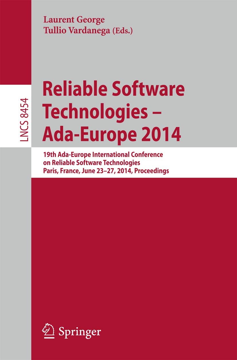 Reliable Software Technologies - Ada-Europe 2014 Computer Science
