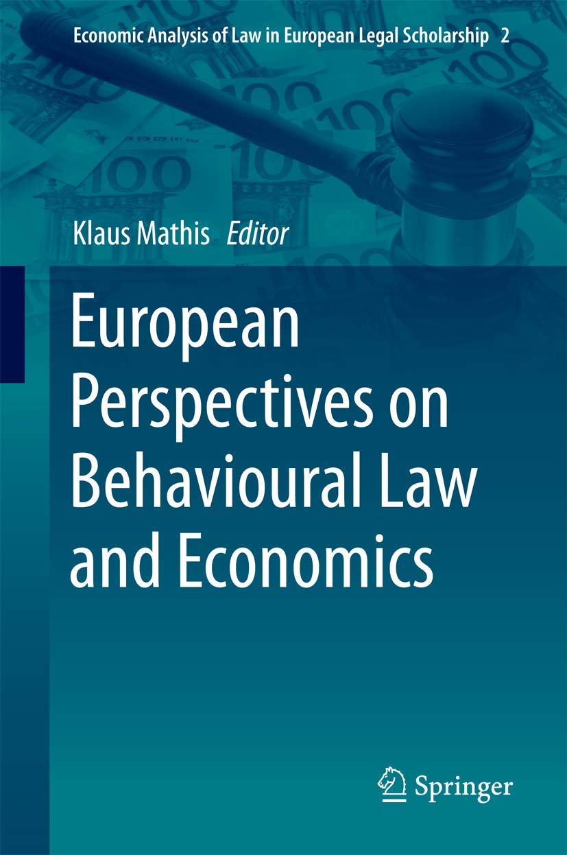 European Perspectives on Behavioural Law and Economics book