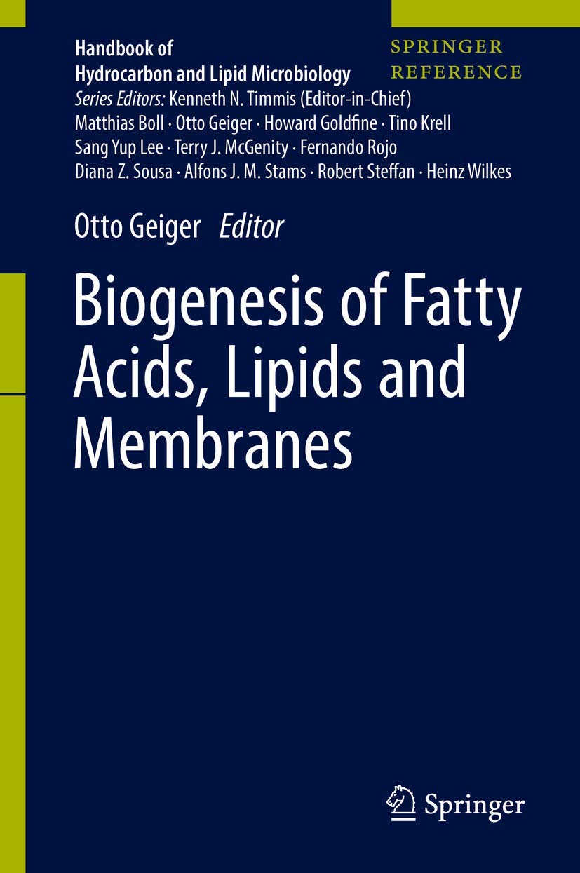 Biogenesis of Fatty Acids, Lipids and Membranes book