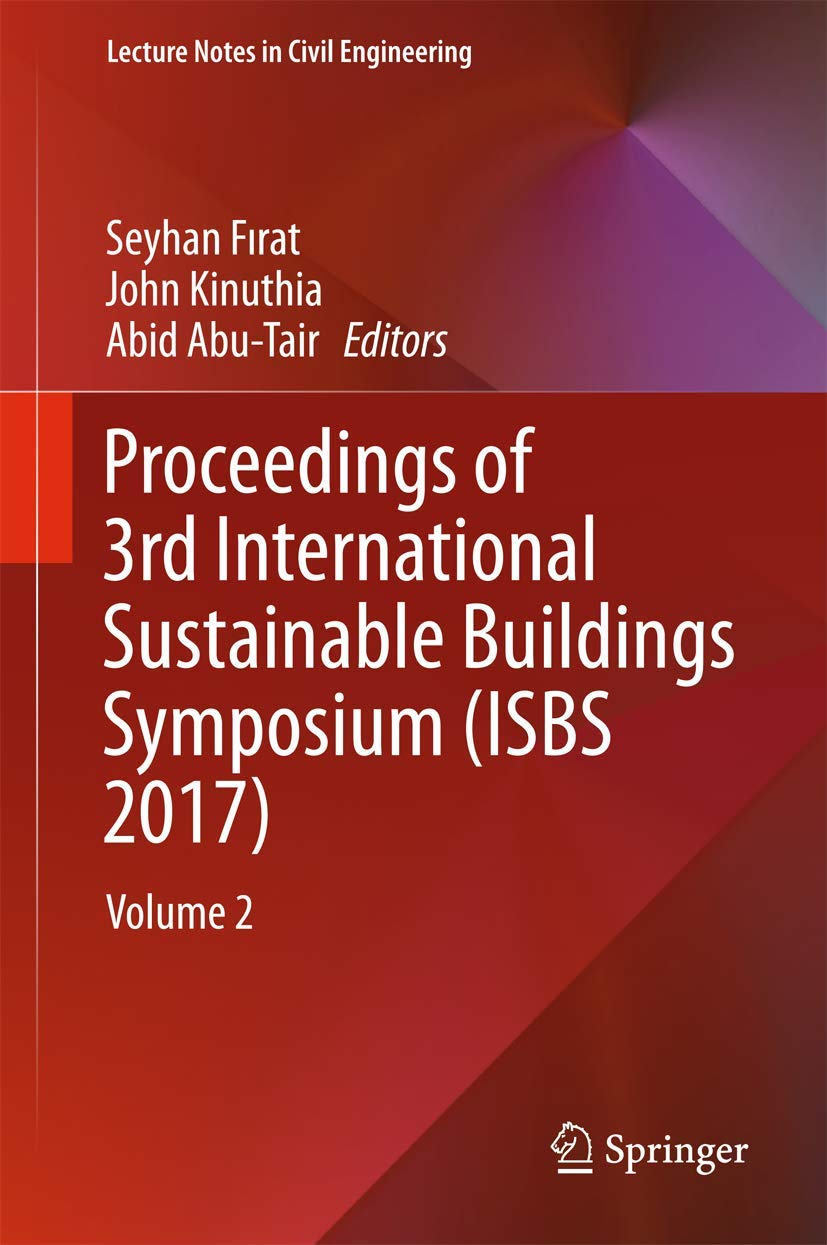 Proceedings of 3rd International Sustainable Buildings Symposium Isbs 2017 (2) book