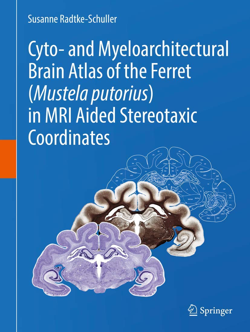 Cyto- and Myeloarchitectural Brain Atlas of the Ferret (Mustela putorius) in MRI Aided Stereotaxic Coordinates Medicine