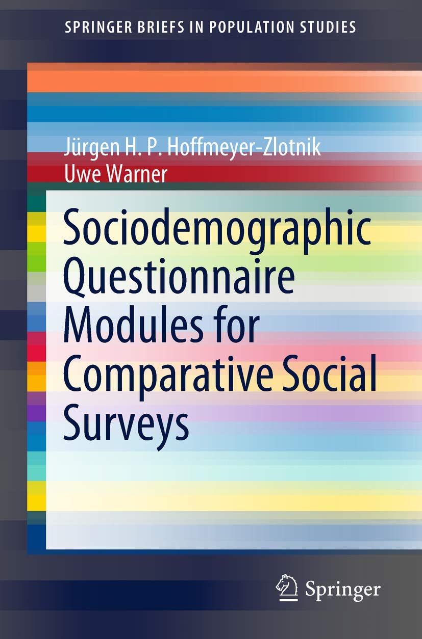 Sociodemographic Questionnaire Modules for Comparative Social Surveys book