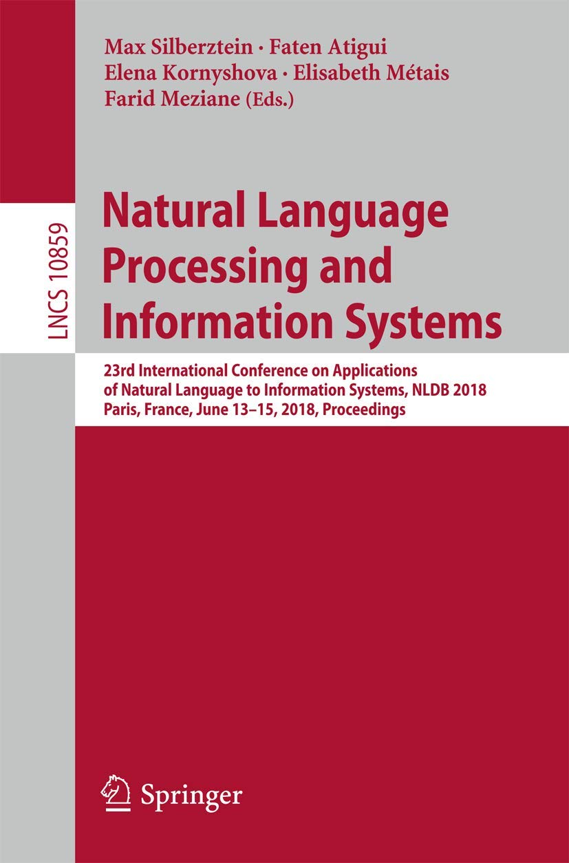 Natural Language Processing and Information Systems Business, Finance & Career