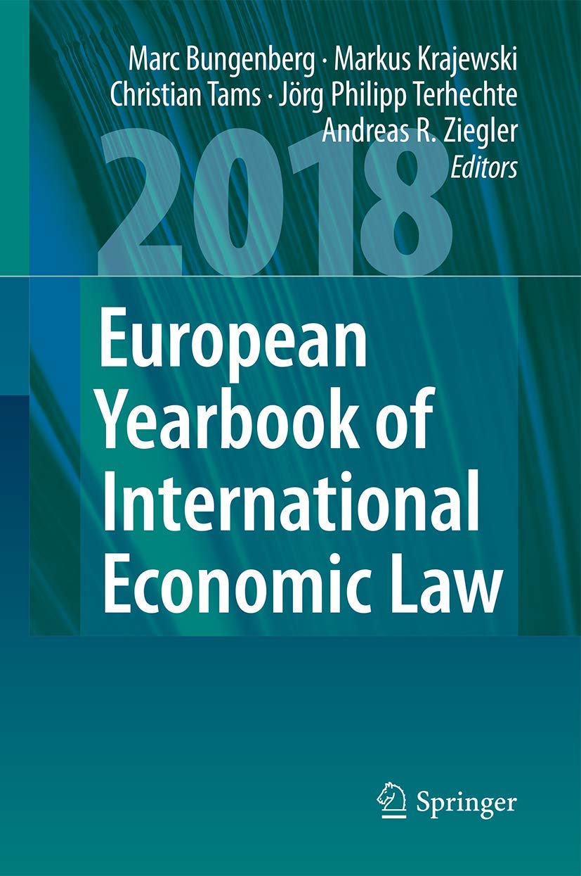 European Yearbook of International Economic Law 2018 Law