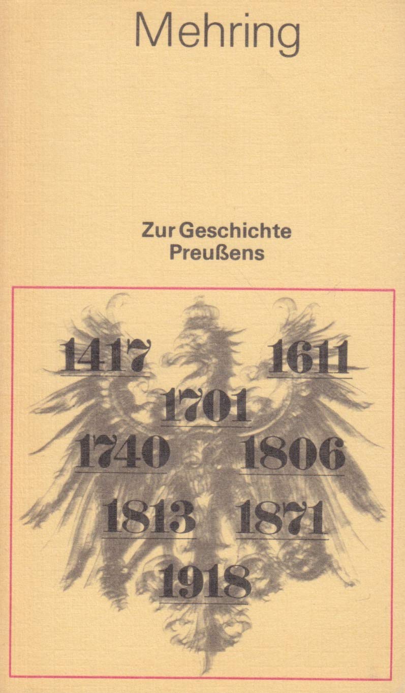Product Image: Zur Geschichte Preussens
