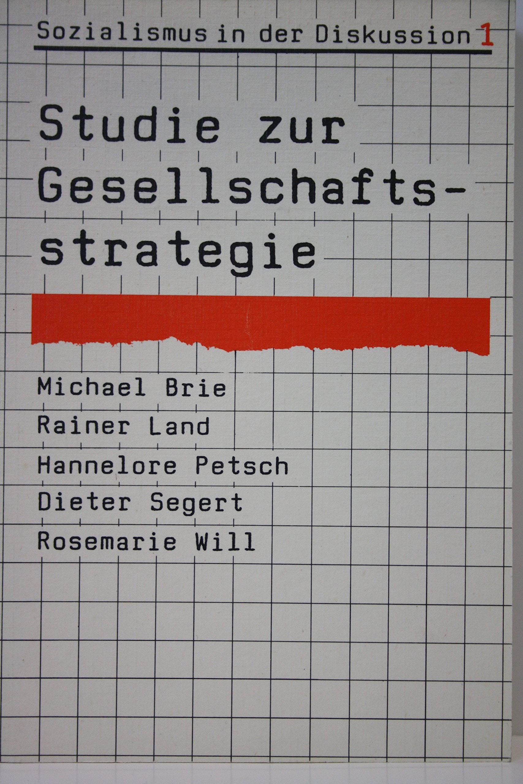 Studie zur Gesellschaftsstrategie Social Sciences Books
