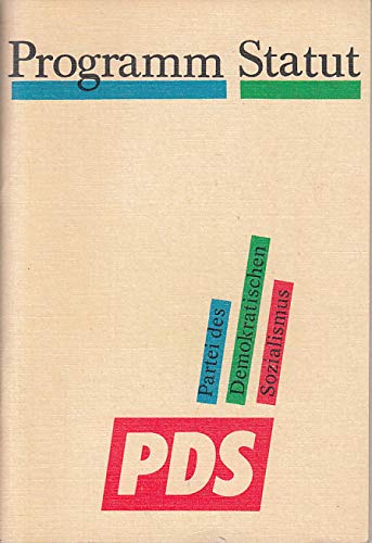 Partei des Demokratischen Sozialismus. Programm und Statut book
