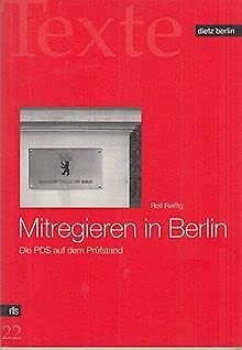 Mitregieren in Berlin: Die PDS auf dem Prüfstand Law