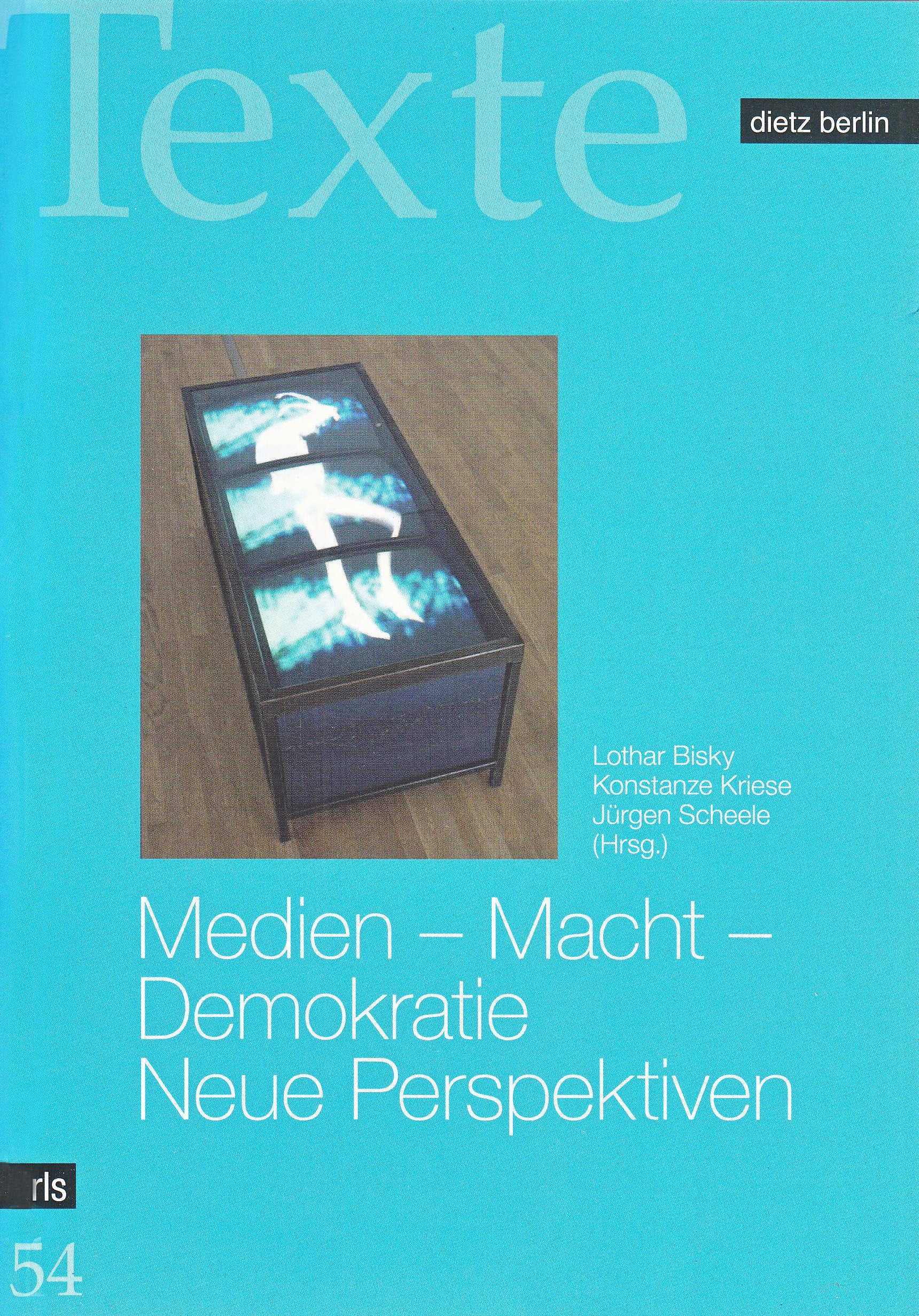 Medien - Macht - Demokratie. Neue Perspektiven (Texte der Rosa-Luxemburg-Stiftung) Law