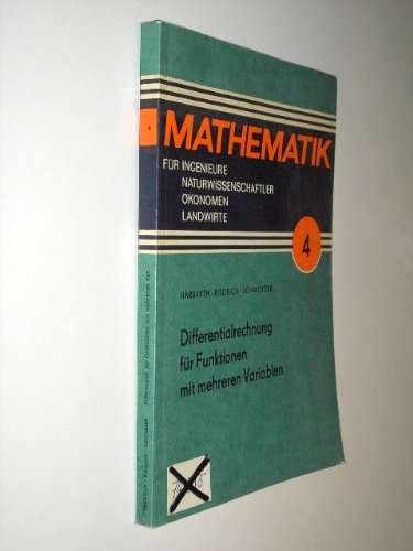 Differentialrechnung für Funktionen mit mehreren Variablen Mathematics