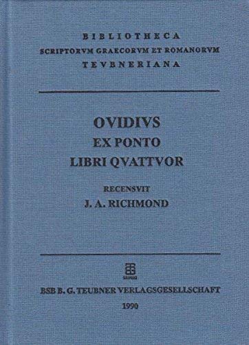 P. Ovidi Nasonis ex Ponto Libri Qvattvor Poetry