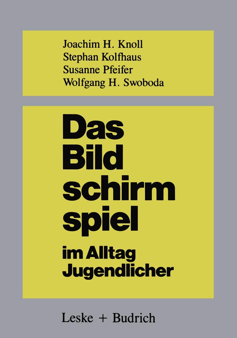 Das Bildschirmspiel im Alltag Jugendlicher Law