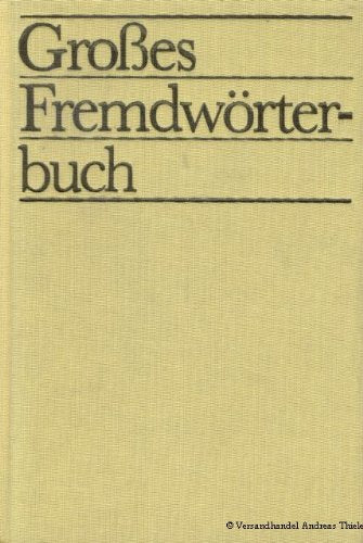 Großes Fremdwörterbuch Books