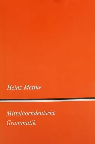 Mittelhochdeutsche Grammatik Books