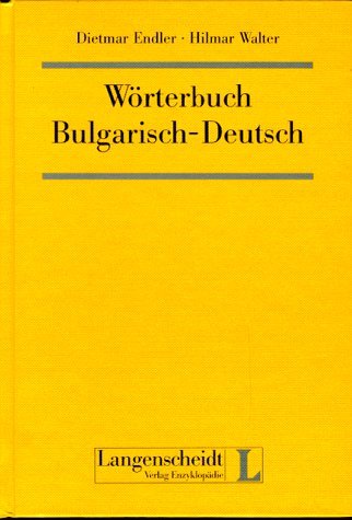 Wörterbuch Bulgarisch-Deutsch Foreign Languages ​​& Dictionaries