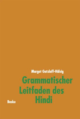 Grammatischer Leitfaden des Hindi Books