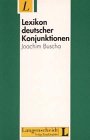 Lexikon deutscher Konjunktionen General education