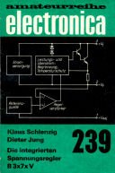 Die integrierten Spannungsregler B 3x7xV. electronica 239 Books