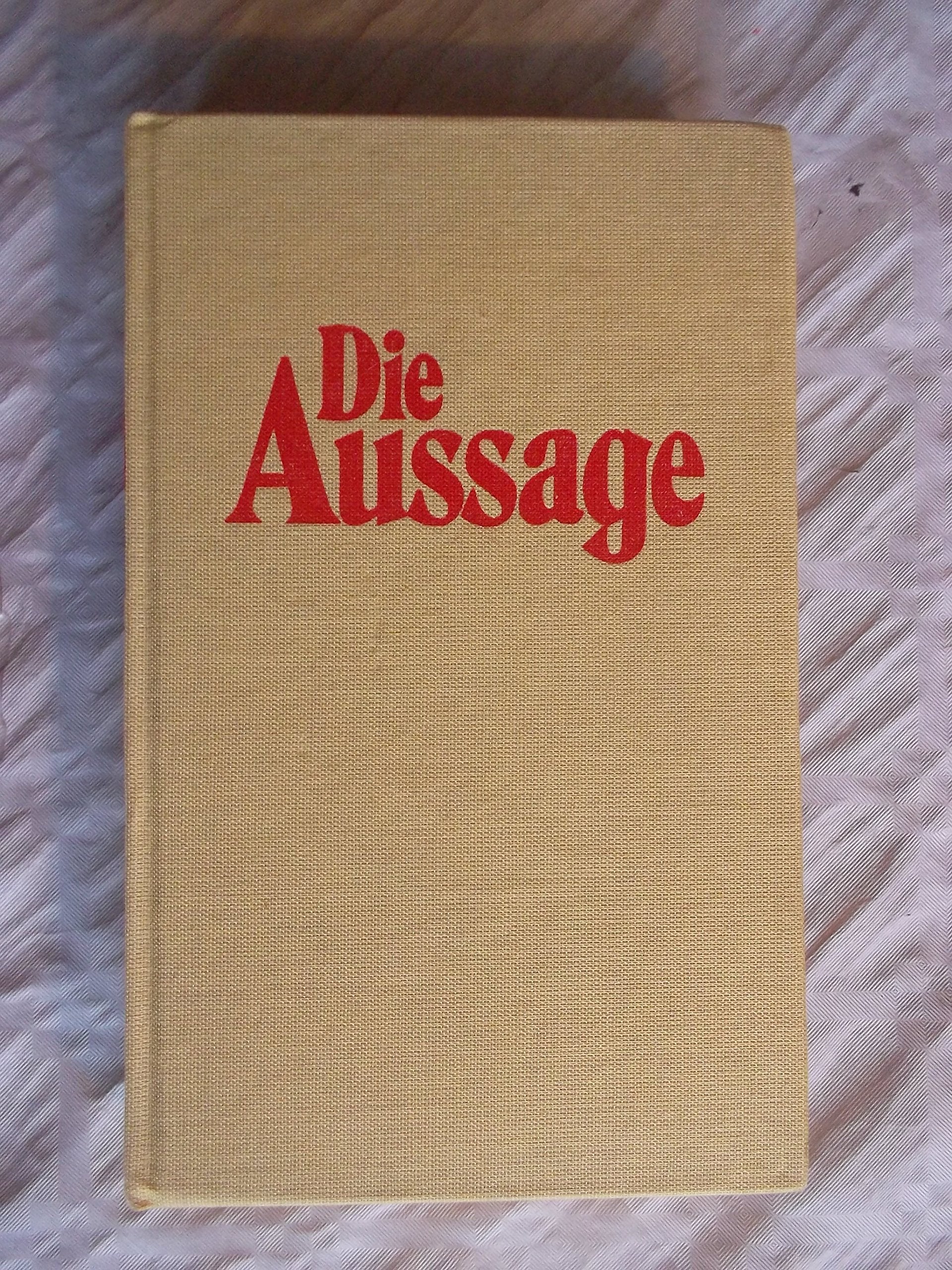 Die Aussage Memories