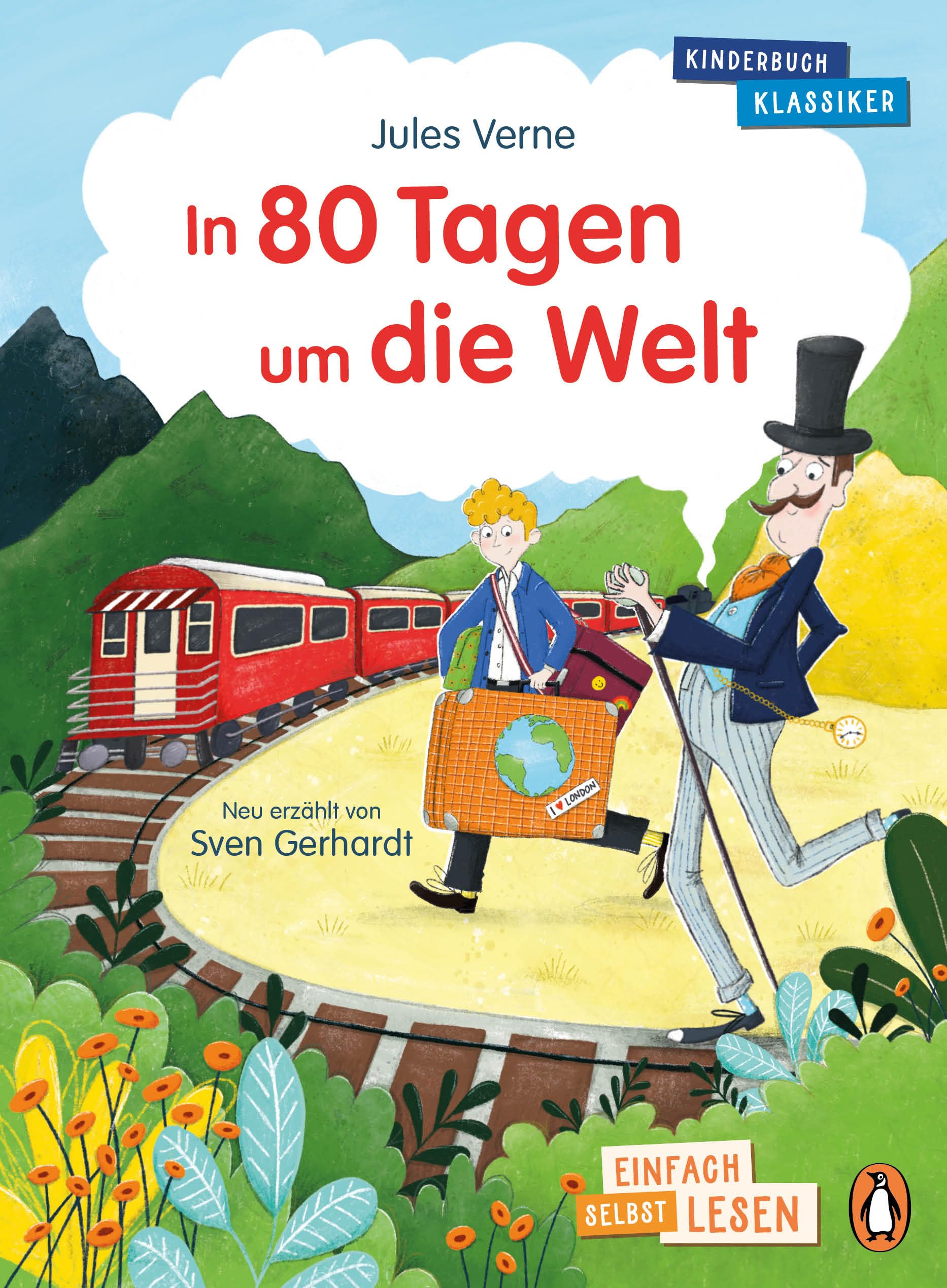 In 80 Tagen um die Welt: Erstlesebuch ab 7 Jahren – für geübte Leseanfänger ab der 2. Klasse (PENGUIN JUNIOR – Einfach selbst lesen: Kinderbuchklassiker, Band 7) Parents & Children