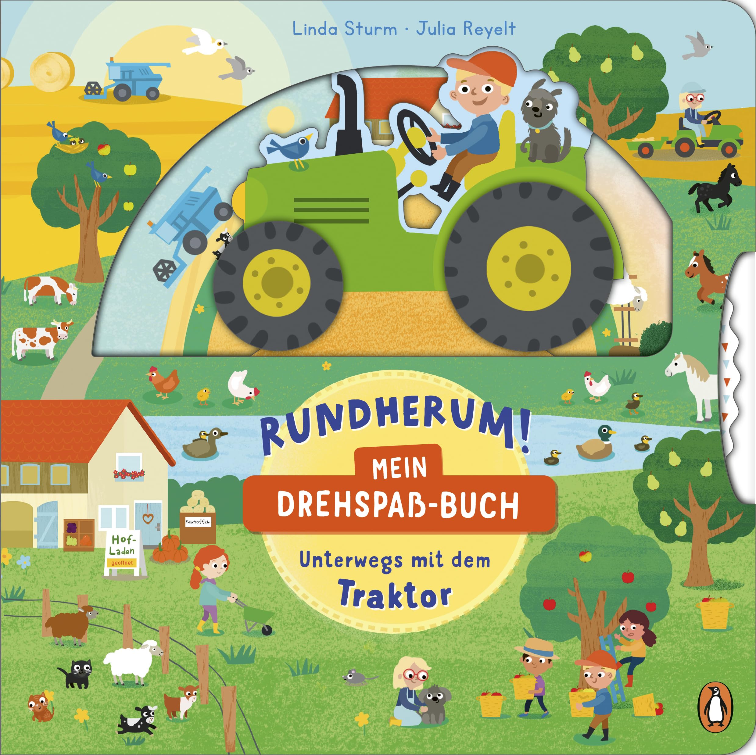 Rundherum! Mein Drehspaß-Buch - Unterwegs mit dem Traktor Non-fiction