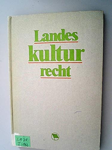 Landeskulturrecht book