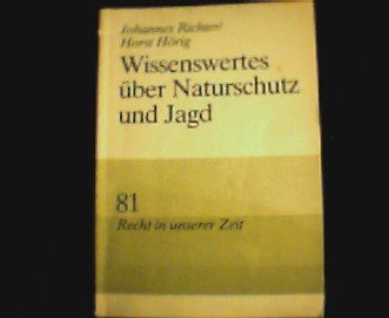 Wissenswertes über Naturschutz und Jagd. Books