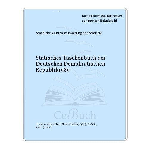 Statistisches Taschenbuch der Deutschen Demokratischen Republik Books