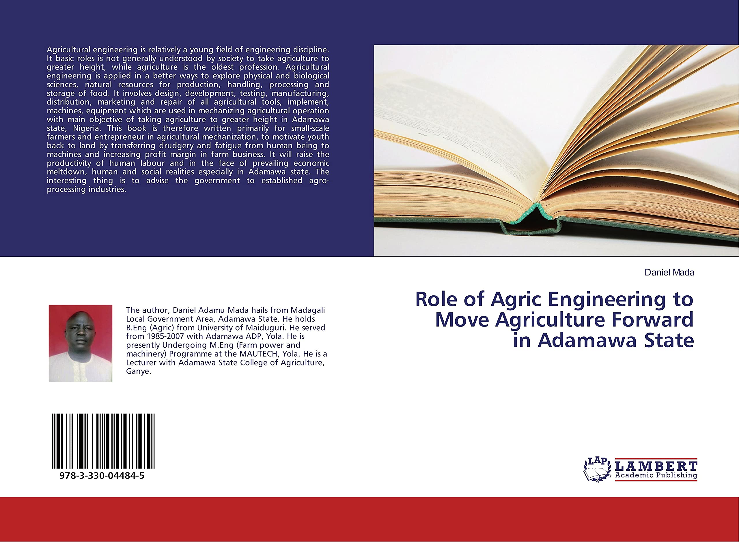 Role of Agric Engineering to Move Agriculture Forward in Adamawa State book