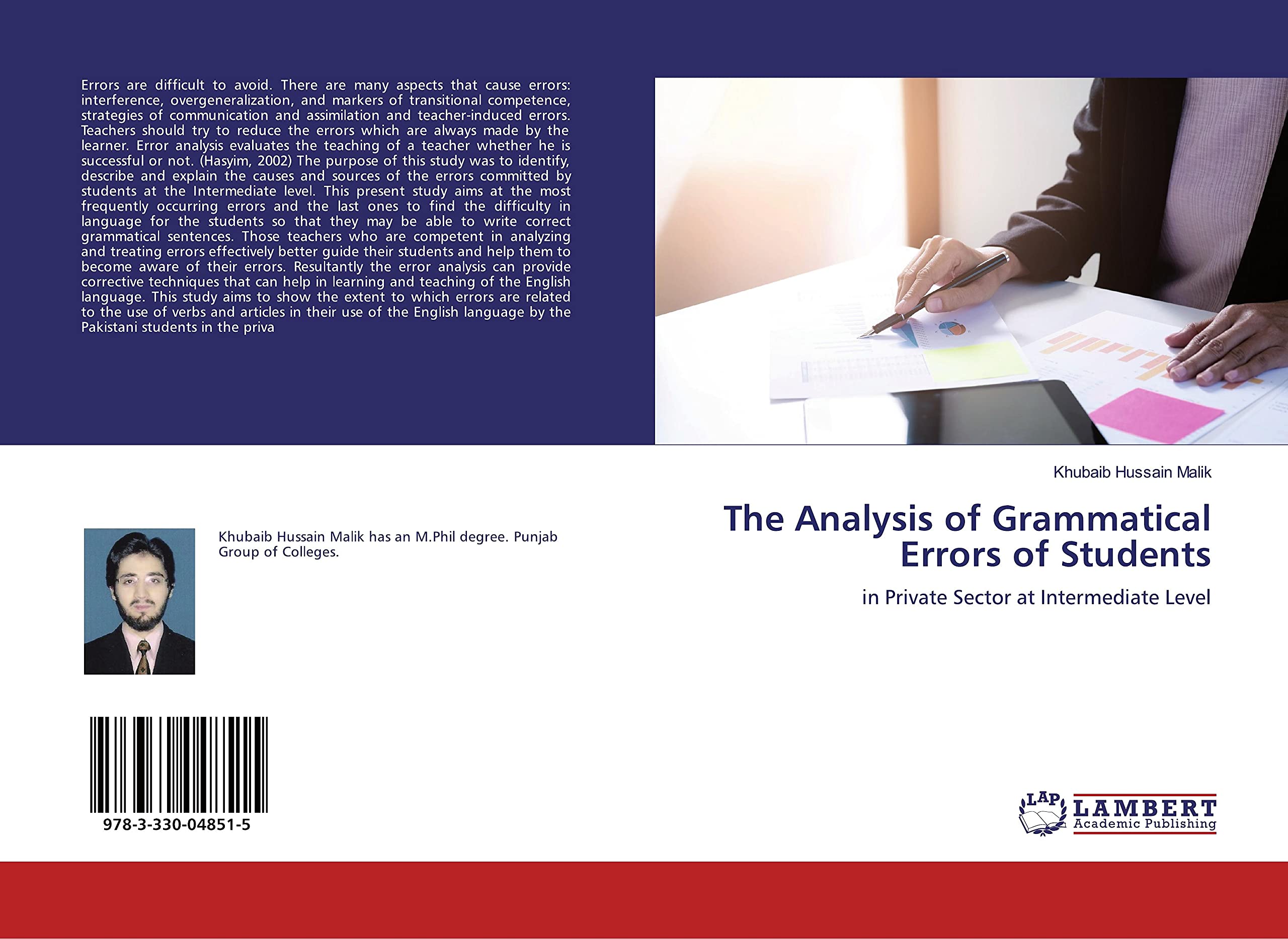 The Analysis of Grammatical Errors of Students: in Private Sector at Intermediate Level book