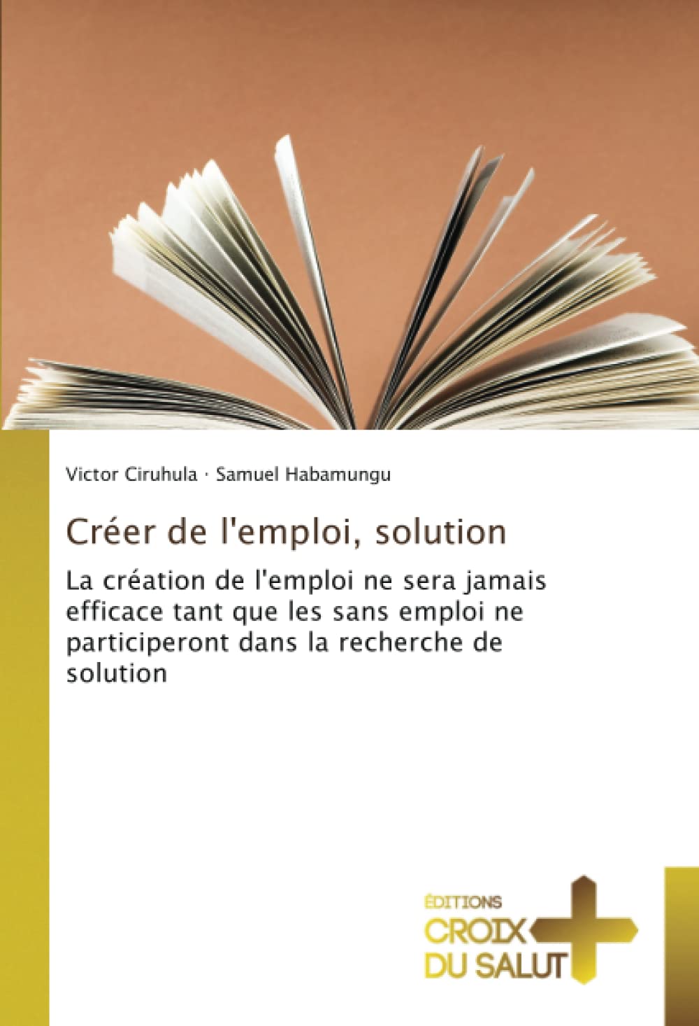 Créer de l'emploi, solution: La création de l'emploi ne sera jamais efficace tant que les sans emploi ne participeront dans la recherche de solution book