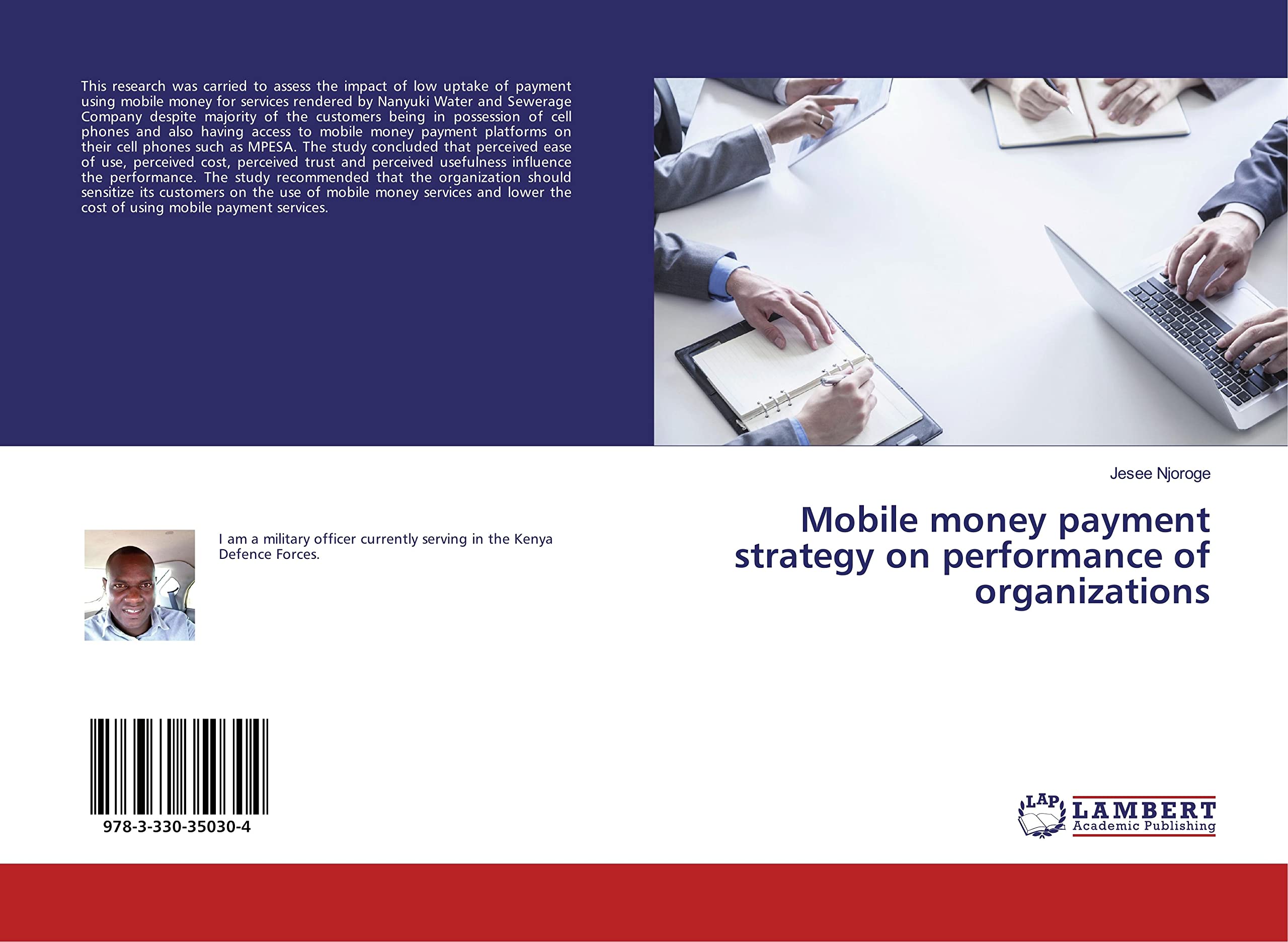 Mobile money payment strategy on performance of organizations Law