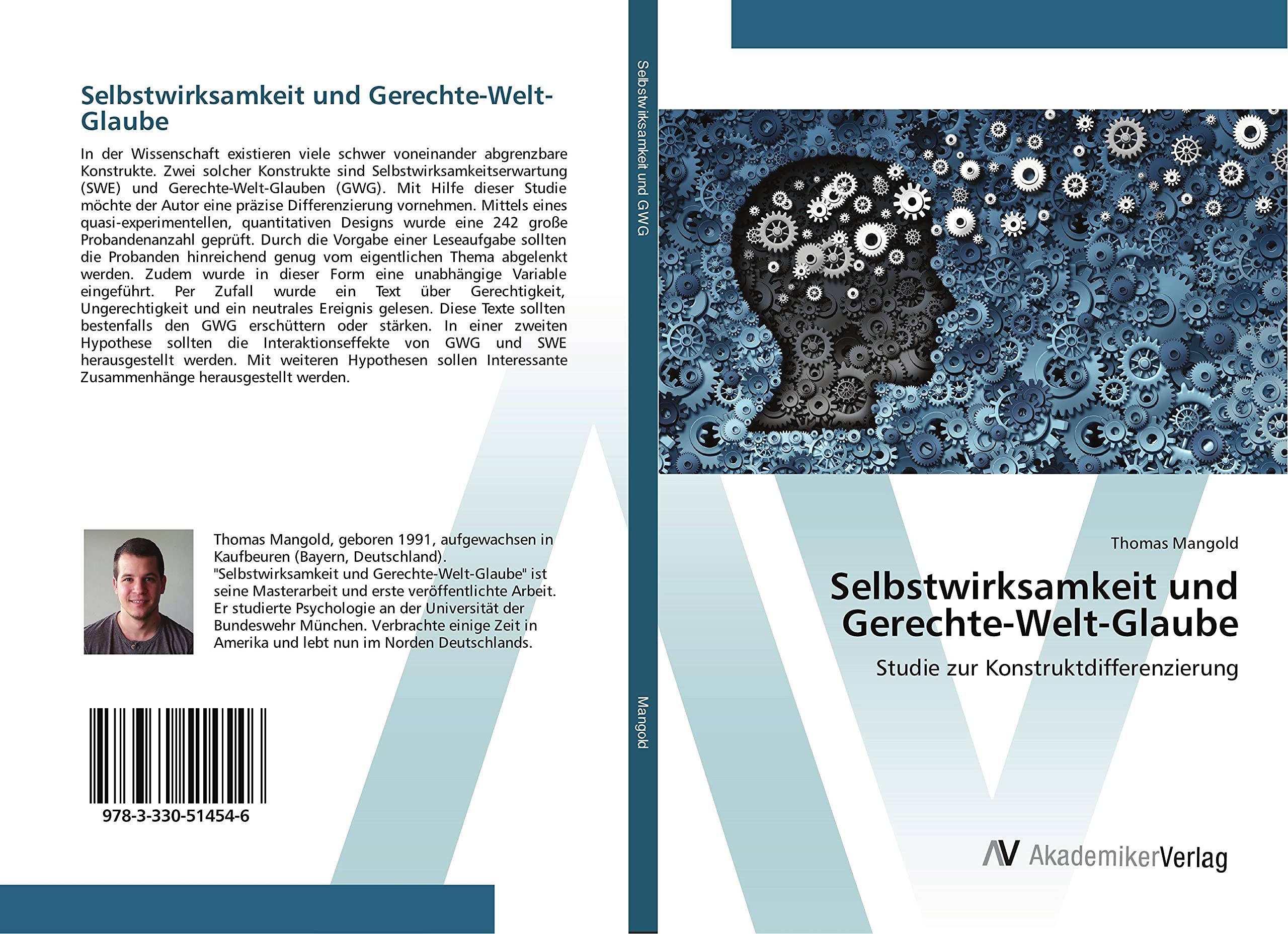 Selbstwirksamkeit und Gerechte-Welt-Glaube: Studie zur Konstruktdifferenzierung Psychology