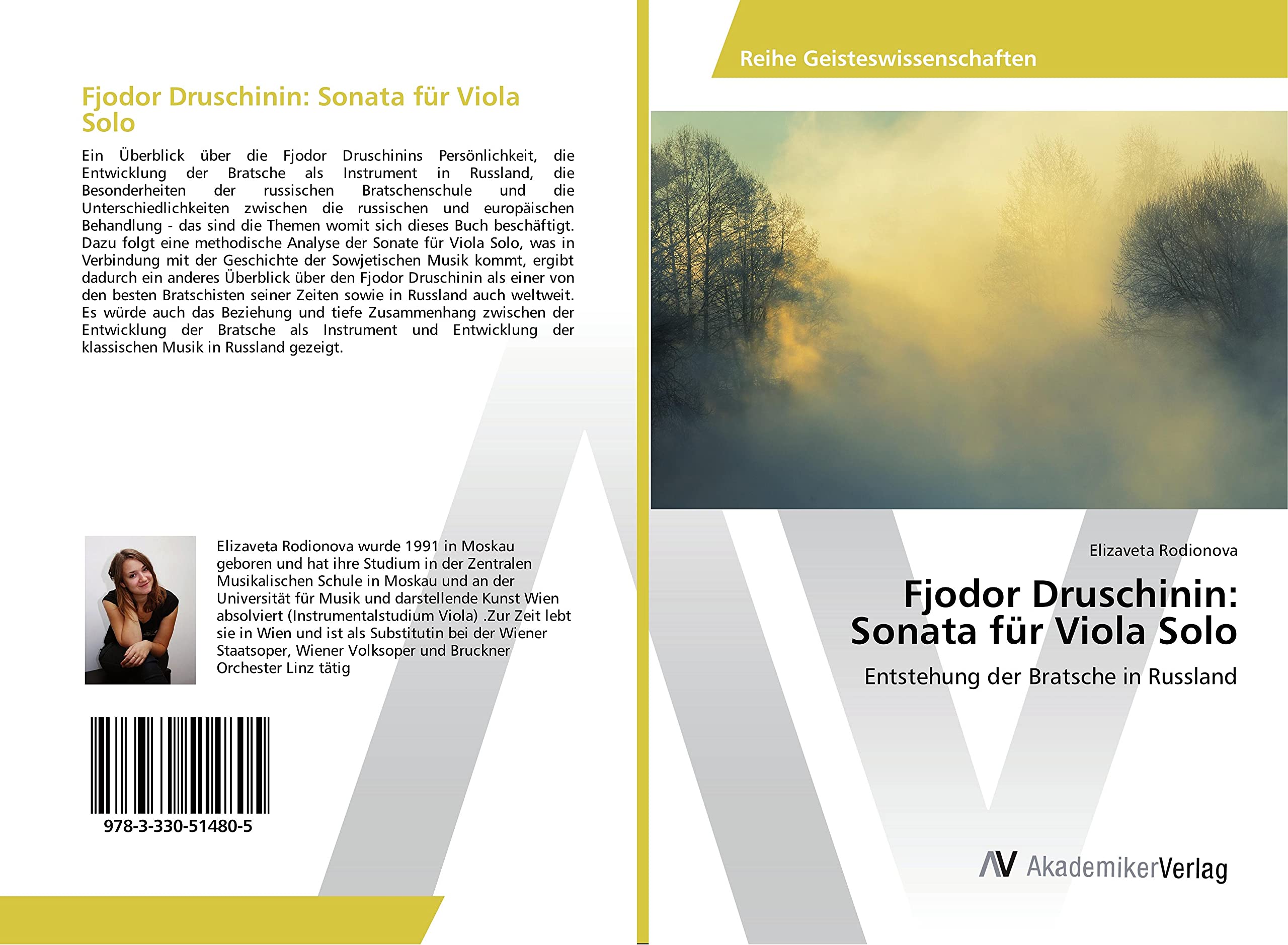 Fjodor Druschinin: Sonata für Viola Solo: Entstehung der Bratsche in Russland Arts & Music