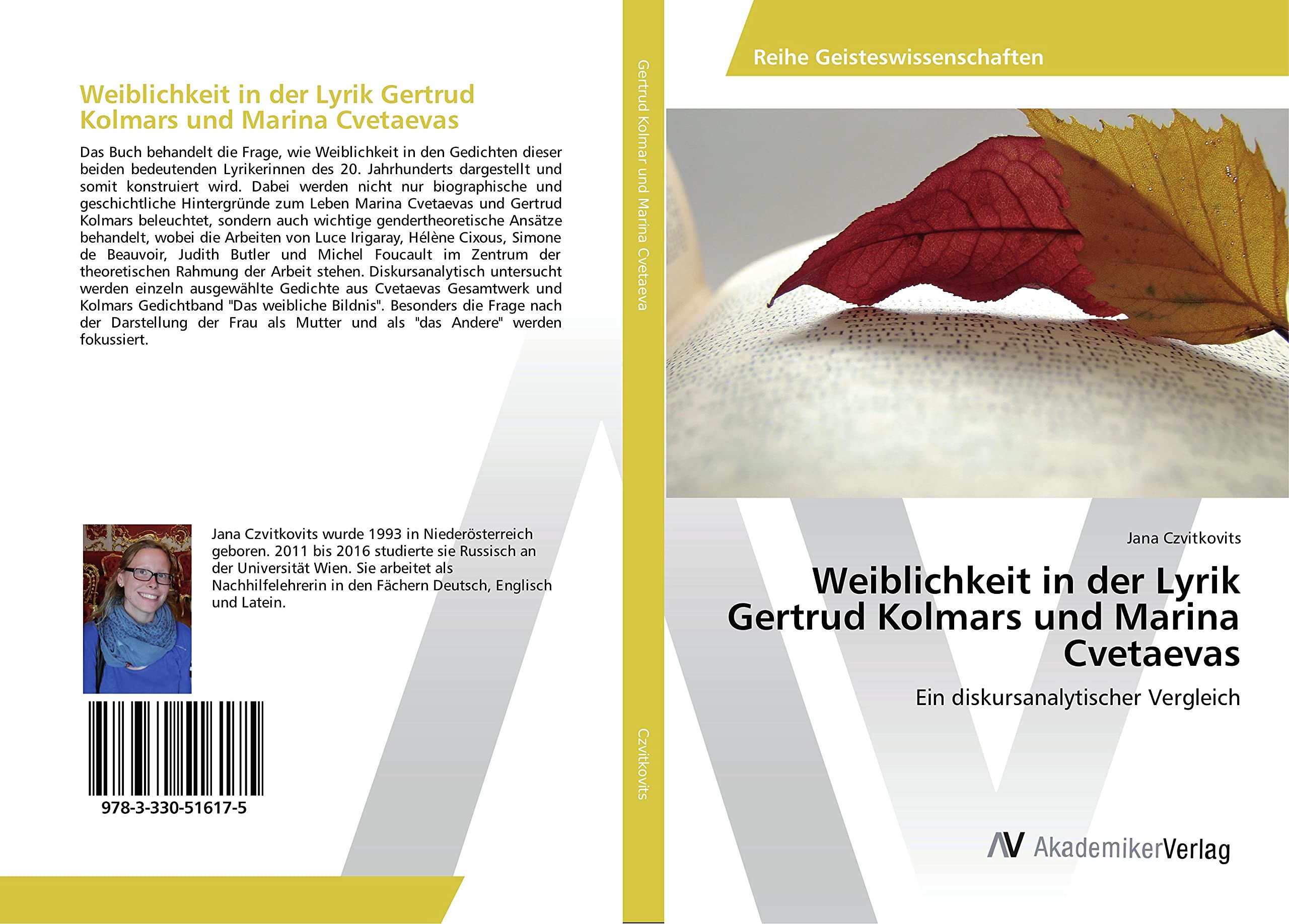 Weiblichkeit in der Lyrik Gertrud Kolmars und Marina Cvetaevas: Ein diskursanalytischer Vergleich Poetry