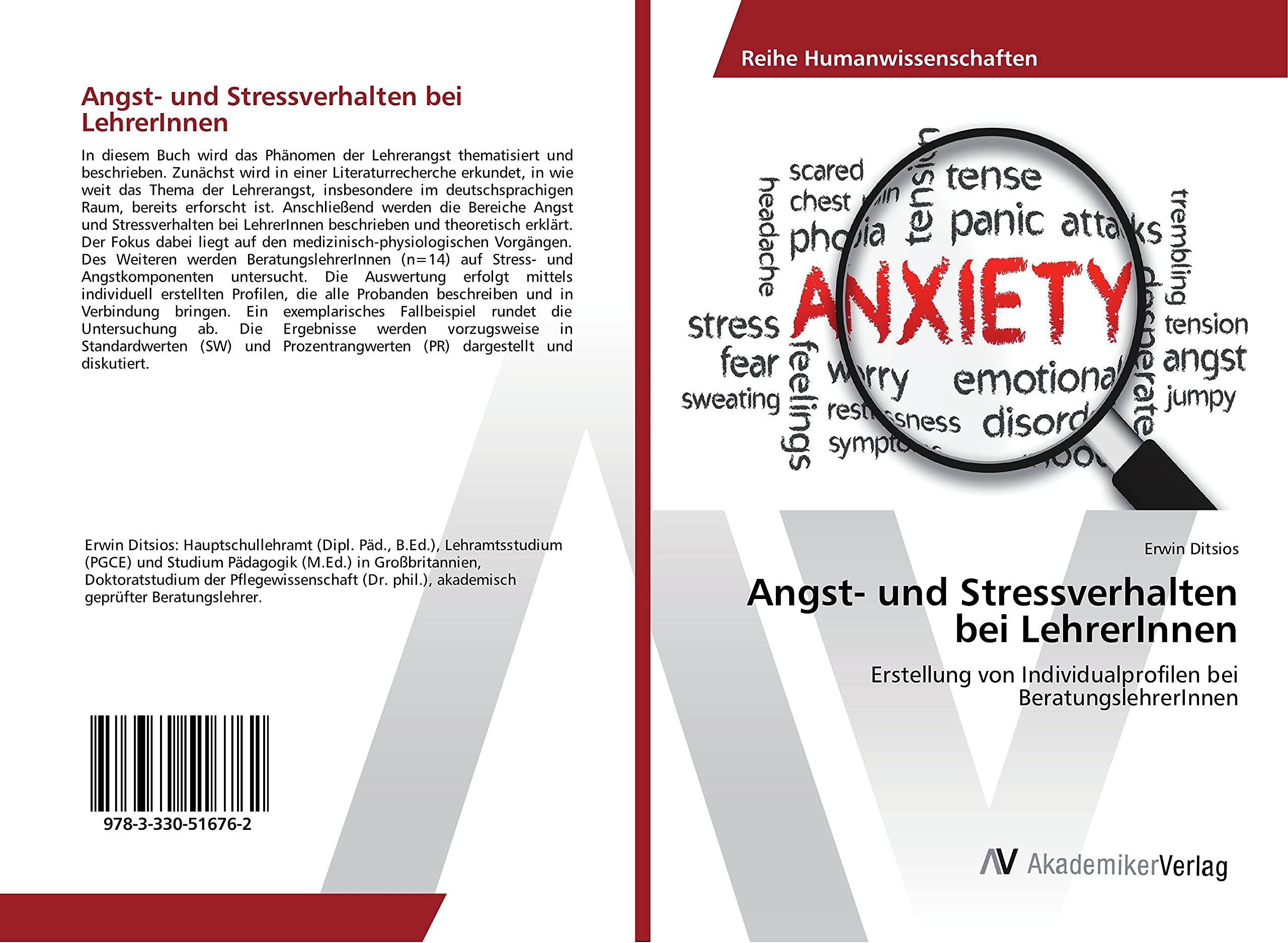Angst- und Stressverhalten bei LehrerInnen: Erstellung von Individualprofilen bei BeratungslehrerInnen Health, Nutrition & Fitness