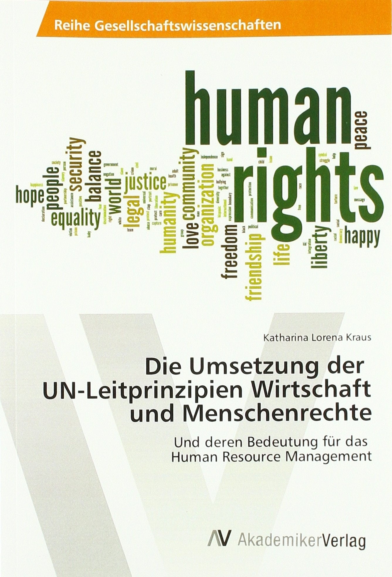Die Umsetzung der UN-Leitprinzipien Wirtschaft und Menschenrechte: Und deren Bedeutung für das Human Resource Management Law