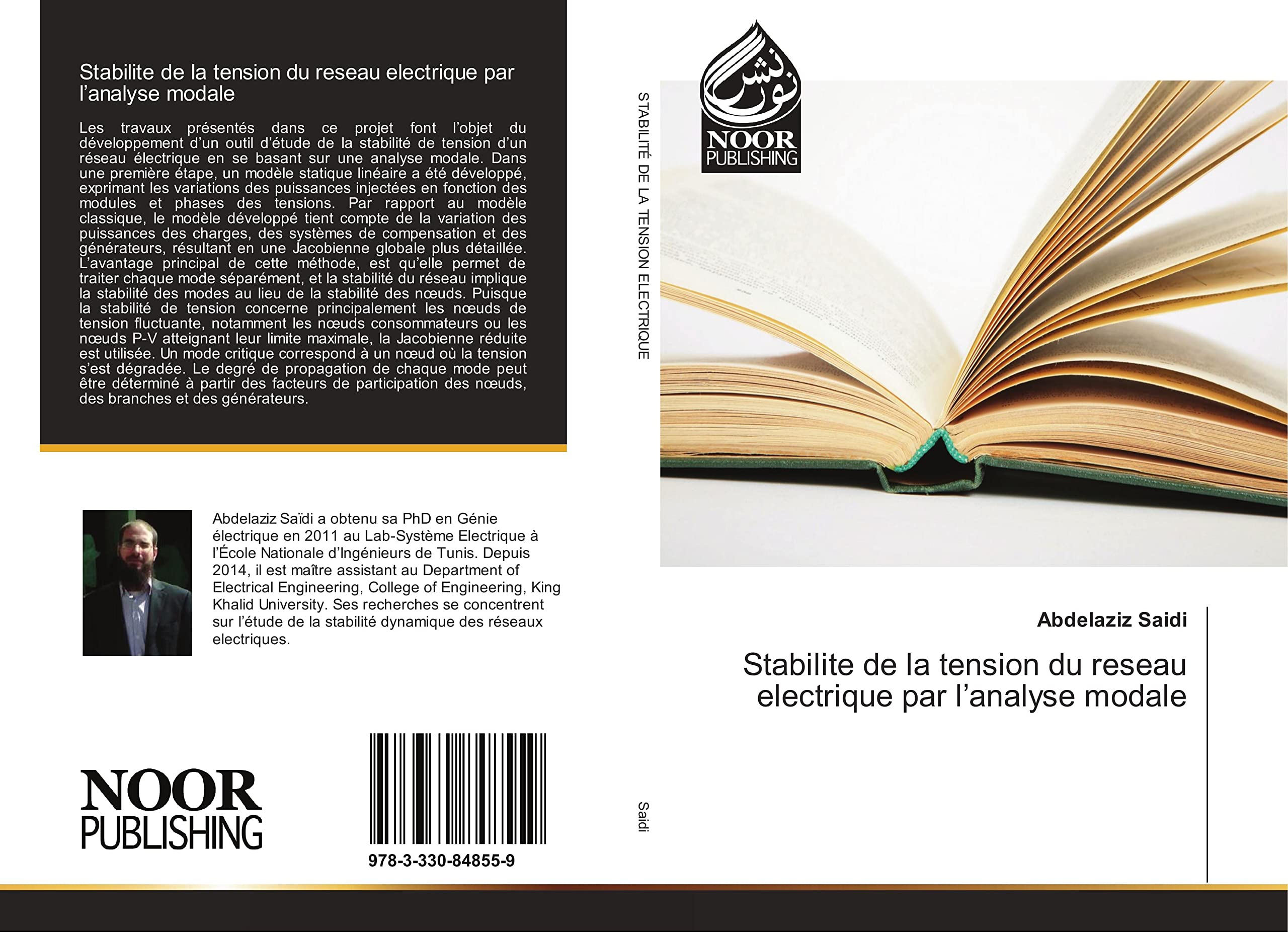 Stabilite de la tension du reseau electrique par l’analyse modale book