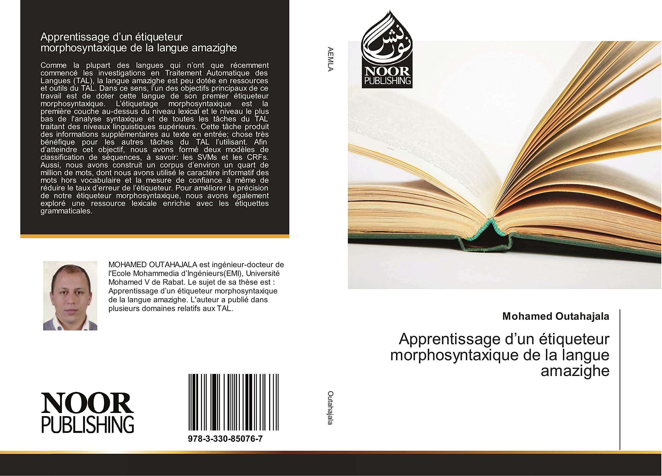 Apprentissage d’un étiqueteur morphosyntaxique de la langue amazighe book