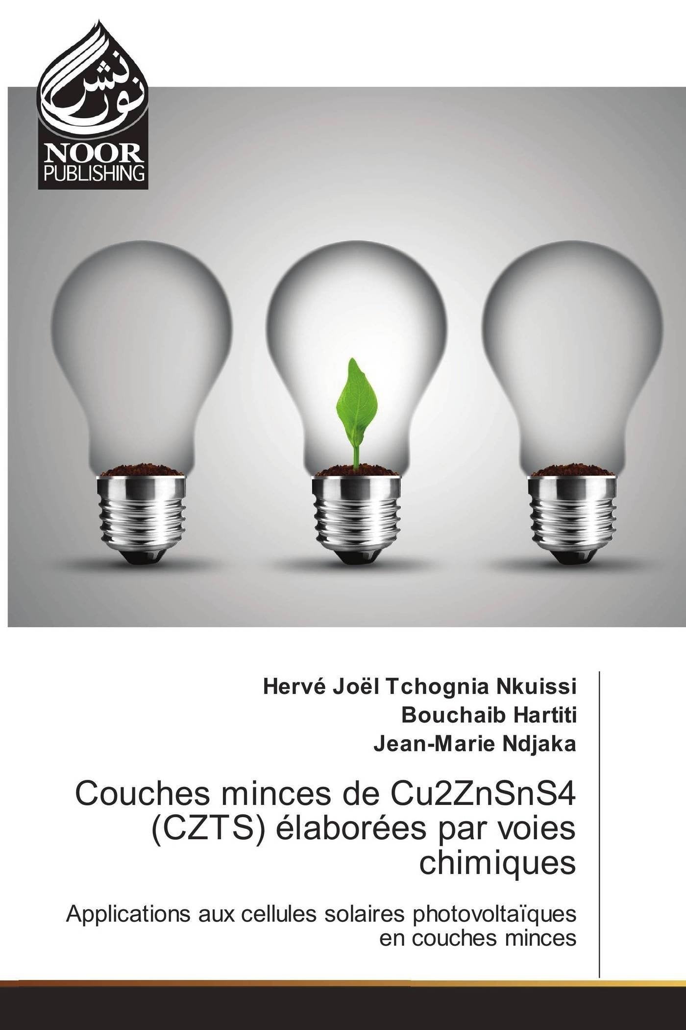 Couches minces de Cu2ZnSnS4 (CZTS) élaborées par voies chimiques: Applications aux cellules solaires photovoltaïques en couches minces book